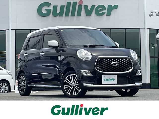 ダイハツ キャスト スタイル G ターボ SAⅢ 佐賀県 2018(平30)年 5.2万km ブラックマイカメタリック 純正8型ナビゲーション/（フルセグTV/CD/DVD/Bluetooth）/バックカメラ/スマートアシストIII/衝突回避支援ブレーキ/衝突警報機能/オートハイビーム/誤発進抑制制御機能/先行者発進お知らせ機能/車線逸脱警報/横滑り防止装置/ETC/USBポート/HDMI/アイドリングストップ/スマートキー/プッシュスタート/純正フロアマット/純正LEDヘッドライト/純正15インチアルミホイール
