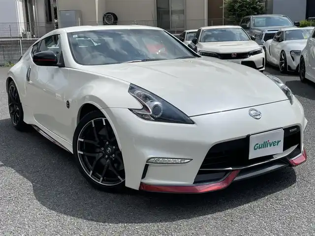 日産 フェアレディ Ｚ ニスモ 神奈川県 2020(令2)年 1.8万km ブリリアントホワイトパール nismo専用エアロ/純正19インチAW/レッドブレーキキャリパー/nismoマフラー/nismoカーボンキッキングプレート/純正レカロハーフレザーシート/BOSEサウンドシステム/純正HDDナビ・地デジTV/純正CD/DVD/MSV/BT/バックカメラ/ビルトインETC/前後ドライブレコーダー/3連メーター/nismo専用タワーバー/パドルシフト/ステアリングスイッチ/スマートキー×2/nismoフロアマット
