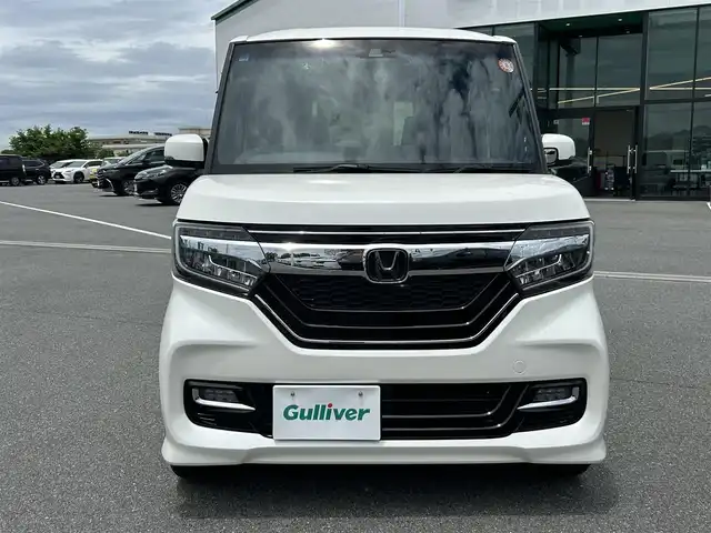 ホンダ Ｎ ＢＯＸ カスタム G L ターボ ホンダセンシング 奈良県 2018(平30)年 3.5万km プレミアムホワイトパールⅡ 社外ナビ /(BT/DVD/CD)/バックカメラ /地デジ /ハーフレザーシート /両側パワースライドドア /ビルトインETC /純正15型AW /LEDヘッドライト /リアサンシェード /車線逸脱警報 /革巻きステアリング