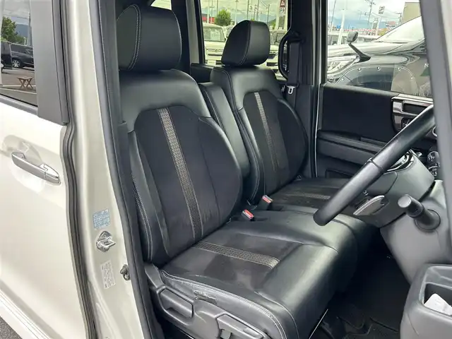 ホンダ Ｎ ＢＯＸ カスタム G L ターボ ホンダセンシング 奈良県 2018(平30)年 3.5万km プレミアムホワイトパールⅡ 社外ナビ /(BT/DVD/CD)/バックカメラ /地デジ /ハーフレザーシート /両側パワースライドドア /ビルトインETC /純正15型AW /LEDヘッドライト /リアサンシェード /車線逸脱警報 /革巻きステアリング