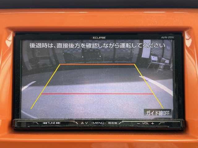 スズキ ハスラー X 長野県 2014(平26)年 2.8万km パッションオレンジマイカ/スペリアホワイト 社外ナビ/【AVN-Z03i】/ＤＶＤ再生可能/BluetoothAudio/フルセグＴＶ/バックカメラ/純正１５インチアルミホイール/シートヒーター/革巻きステアリング/ダウンヒルアシストコントロール/アイドリングストップ/衝突軽減ブレーキ/HIDライト/ETC/オートライト/フォグランプ/スマートキー/プッシュスタート/純正フロアマット/Wエアバック/ABS