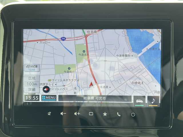 スズキ スペーシア ギア HYBRID XZターボ 岐阜県 2024(令6)年 0.8万km ベージュ 登録時7763m/ディスプレイオーディオ/クルーズコントロール/ETC/バックモニター/全方位カメラ/シートヒーター/コーナーセンサー前後/ハンドルヒーター/純正アルミホイール/両側パワースライドドア/オートライト/Bluetooth/プッシュスタート/スマートキー/スペアキー