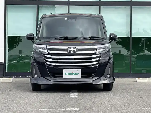 トヨタ ルーミー カスタムG－T 和歌山県 2023(令5)年 3.4万km ブラックマイカメタリック 純正9インチディスプレイオーディオ/全方位カメラ/衝突軽減ブレーキ/レーダークルコン/前後コーナーセンサー/オートライト/ビルトインETC/両側パワスラ/シートヒーター/ステアリングリモコン/オートホールド/純正15インチアルミ/電格ミラー/LEDヘッドライト/フォグランプ
