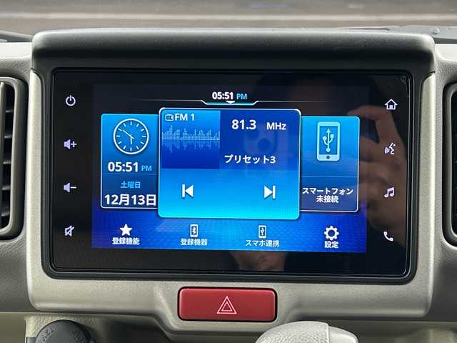 スズキ エブリィ ワゴン PZターボ スペシャル 愛知県 2024(令6)年 1万km モスグレーメタリック 純正7インチディスプレイオーディオ/AppleCarPlay AndroidAuto/バックカメラ/USB電源ソケット/ハンズフリーマイク/GPSアンテナ/セーフティサポート(予防安全機能)/衝突被害軽減システム/パワースライドドア(両側)/シートヒーター(D席)/電動オートステップ(助手席側)/LEDヘッドランプ/オートライト/キーレス/スペアキー×1/SRSエアバッグ(ダブル)/保証書＆取扱説明書