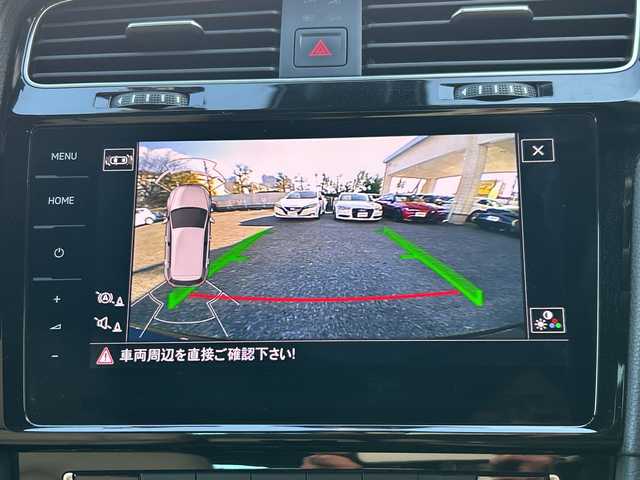 フォルクスワーゲン ゴルフ TSI ハイライン マイスター 埼玉県 2020(令2)年 5.8万km ディープブラックパールエフェクト メーカーナビ　/(AM/FM/AUX/CD/DVD/USB/Bluetooth/フルセグ)/ETC2.0 /ドラレコ前後/バックカメラ　/ドアバイザー　/電格ミラー　/LEDライト　/パワーシート(D)　/シートヒーター(D/N)　/フォグランプ　/ISOFIX /純正フロア　/BSM　/パドルシフト/ステアリングスイッチ　/オートライト　/プッシュスタート/純正フロア/クルーズコントロール/フロントアシスト/TRC/アイドリング/パーキングアシスト/パーキングセンサー/プレミアムサウンドDYNAUDIO/スマートキー/スペアキー1本/保証書/取扱説明書/パワーステアリング/パワーウィンドウ/ABS