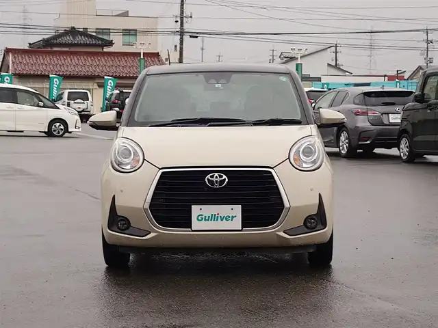 トヨタ パッソ モーダ　チャーム 山形県 2022(令4)年 3万km ブラックマイカメタリック/パウダリーベージュメタリック 2トーン 衝突被害軽減システム/純正SDナビ/　　【CD DVD BT フルセグ MSV AUX】/全周囲カメラ/LEDオートライト/ハーフレザーシート/シートヒーター/アイドリングストップ/コーナーセンサー/ステアリングスイッチ/フォグランプ/スマートキー/ETC