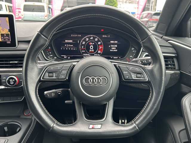 アウディ Ｓ４ アバント 愛知県 2019(令1)年 10.3万km ミトスブラックメタリック /メーカーOPSDナビ/（Bluetooth/ワンセグTV/DVD/USB)//バックカメラ（全周囲）//社外ドラレコ前後//パーキングアシスト//クリアナンスソナー//リヤクロストラフィックアラート//アダブティブクルーズコントロール//アウディサイドアシスト//アウディアクティブレーンアシスト//ドライビングセレクト//純正ビルトイン2.0ETC//スマートキー/(スペアキー×１）//取説//保証書