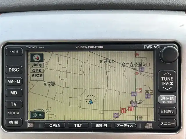 トヨタ アルファード Ｇ AX Lエディション 栃木県 2002(平14)年 8.2万km ホワイトパールマイカ 純正7インチナビ/ワンセグTV/CD/MD/バックカメラ/ドライブレコーダー/片側パワースライドドア/スタッドレスタイヤ＋社外AW積込