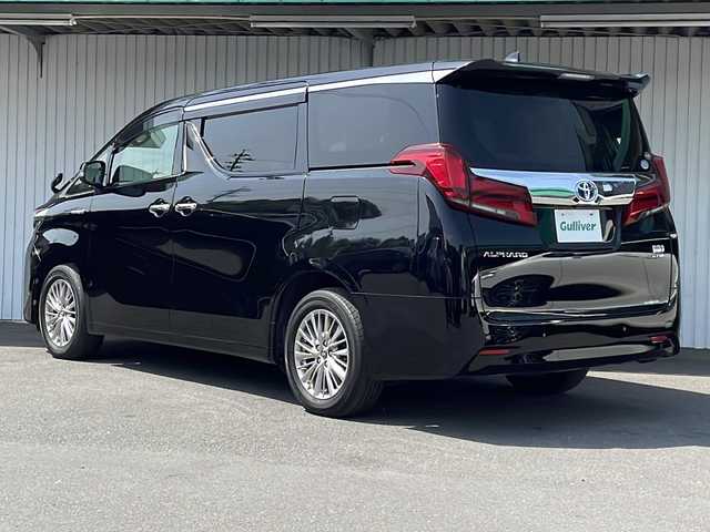 トヨタ アルファードハイブリット G 長野県 2018(平30)年 8.6万km ブラック ４WD/ベージュレザーシート/純正メモリナビフルセグTV/バックカメラ/ETC/ドライブレコーダー/両側パワースライドドア/バックドアイージークローザー/純正１７インチアルミ/シートヒーター /保証書