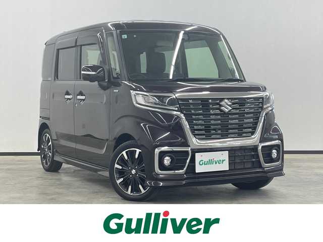 スズキ スペーシア カスタム HYBRID XS 長崎県 2019(令1)年 1.6万km ムーンライトバイオレットPM 純正8インチナビ　（AVIC‐RLS901）/・フルセグTV　CD/DVD/SD/Bluetooth/スズキセーフティサポート/・衝突被害軽減ブレーキ/・誤発進抑制機能/・車線逸脱抑制機能/バックカメラ/全方位カメラ/コーナーセンサー/アイドリングストップ/ヘッドアップディスプレイ/両側パワースライドドア/プッシュスタート/ステアリングスイッチ/D席シートヒーター/電動格納ミラー/純正15インチAW