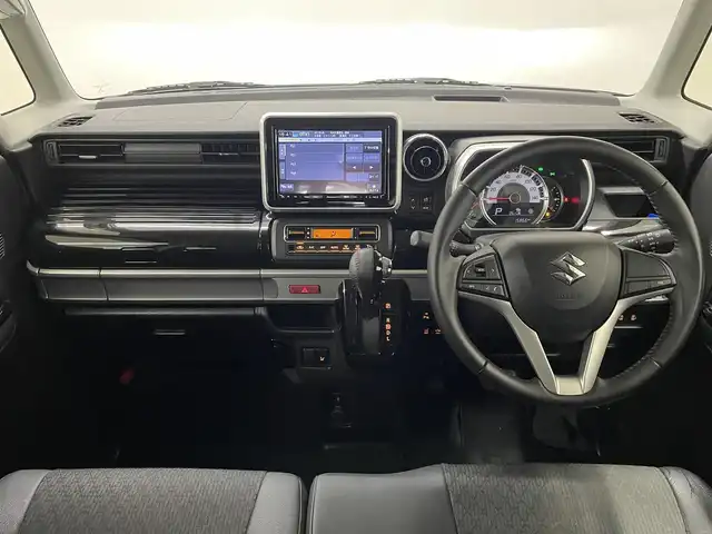 スズキ スペーシア カスタム HYBRID XS 長崎県 2019(令1)年 1.6万km ムーンライトバイオレットPM 純正8インチナビ　（AVIC‐RLS901）/・フルセグTV　CD/DVD/SD/Bluetooth/スズキセーフティサポート/・衝突被害軽減ブレーキ/・誤発進抑制機能/・車線逸脱抑制機能/バックカメラ/全方位カメラ/コーナーセンサー/アイドリングストップ/ヘッドアップディスプレイ/両側パワースライドドア/プッシュスタート/ステアリングスイッチ/D席シートヒーター/電動格納ミラー/純正15インチAW