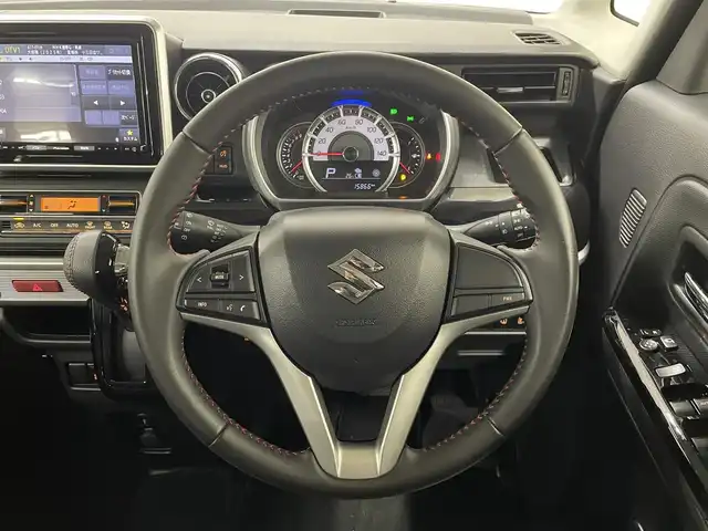 スズキ スペーシア カスタム HYBRID XS 長崎県 2019(令1)年 1.6万km ムーンライトバイオレットPM 純正8インチナビ　（AVIC‐RLS901）/・フルセグTV　CD/DVD/SD/Bluetooth/スズキセーフティサポート/・衝突被害軽減ブレーキ/・誤発進抑制機能/・車線逸脱抑制機能/バックカメラ/全方位カメラ/コーナーセンサー/アイドリングストップ/ヘッドアップディスプレイ/両側パワースライドドア/プッシュスタート/ステアリングスイッチ/D席シートヒーター/電動格納ミラー/純正15インチAW