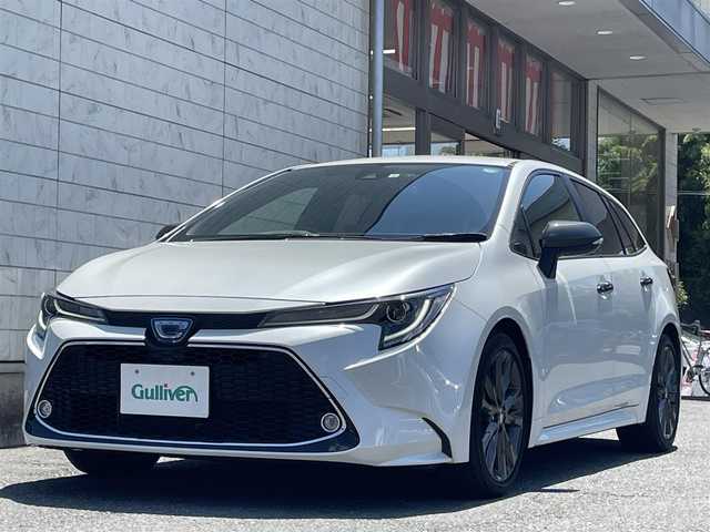 トヨタ カローラツーリング ハイブリッド ダブルバイビー 埼玉県 2022(令4)年 2.3万km プラチナホワイトパールマイカ ワンオーナー/外部検査済み/純正ディスプレイオーディオ/バックカメラ/プリクラッシュセーフティ/レーンキープ/クリアランスソナー/レーダークルーズコントロール/ステアリング/ステアリングスイッチ/電動パーキングブレーキ/プッシュスタート/LEDヘッドライト/スマートキー/スペアキー1本/ETC2.0