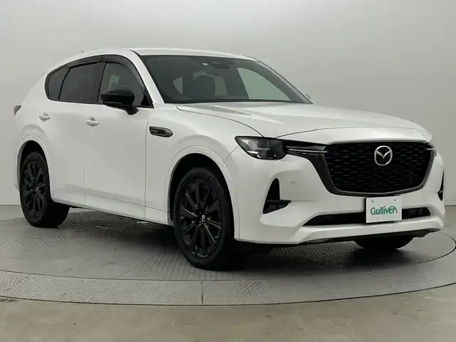 マツダ ＣＸ－６０ XD HV エクスクルーシブスポーツ 新潟県 2022(令4)年 2.8万km パール ４WD/禁煙車/BOSEサウンド/ｉ－ＡＣＴＩＶＳＥＮＳＥ/マツダコネクトナビ/　　AM/FM/BT/applecarplay/androidauto/HDMI/アラウンドビューモニター/パワーバックドア/マツダレーダークルーズコントロール/LEDオートライト/オートマチックハイビーム/前席ベンチレーションシート/運転席メモリシート/前席パワーシート/純正20インチアルミホイール付/電動パーキングブレーキ/オートブレーキホールド/ステアリングヒーター/ステアリングスイッチ/アイドリングストップ/typeCポート/ドライブレコーダー/ブラインドスポットモニター/AC100V充電/トノカバー/スマートキー/ETC
