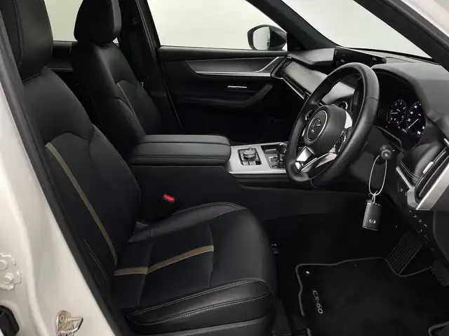 マツダ ＣＸ－６０ XD HV エクスクルーシブスポーツ 新潟県 2022(令4)年 2.8万km パール ４WD/禁煙車/BOSEサウンド/ｉ－ＡＣＴＩＶＳＥＮＳＥ/マツダコネクトナビ/　　AM/FM/BT/applecarplay/androidauto/HDMI/アラウンドビューモニター/パワーバックドア/マツダレーダークルーズコントロール/LEDオートライト/オートマチックハイビーム/前席ベンチレーションシート/運転席メモリシート/前席パワーシート/純正20インチアルミホイール付/電動パーキングブレーキ/オートブレーキホールド/ステアリングヒーター/ステアリングスイッチ/アイドリングストップ/typeCポート/ドライブレコーダー/ブラインドスポットモニター/AC100V充電/トノカバー/スマートキー/ETC