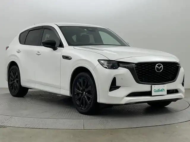マツダ ＣＸ－６０ XD HV エクスクルーシブスポーツ 新潟県 2022(令4)年 2.8万km パール ４WD/禁煙車/BOSEサウンド/ｉ－ＡＣＴＩＶＳＥＮＳＥ/マツダコネクトナビ/　　AM/FM/BT/applecarplay/androidauto/HDMI/アラウンドビューモニター/パワーバックドア/マツダレーダークルーズコントロール/LEDオートライト/オートマチックハイビーム/前席ベンチレーションシート/運転席メモリシート/前席パワーシート/純正20インチアルミホイール付/電動パーキングブレーキ/オートブレーキホールド/ステアリングヒーター/ステアリングスイッチ/アイドリングストップ/typeCポート/ドライブレコーダー/ブラインドスポットモニター/AC100V充電/トノカバー/スマートキー/ETC