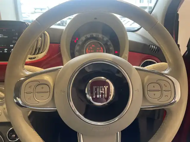 フィアット ５００ 1．2 ポップ 静岡県 2018(平30)年 4.9万km 赤 ＡｐｐｌｅＣａｒＰｌａｙ　/ＢＴ　ＵＳＢ　/キーレス　/前ドラレコ　/アイドリングストップ　/サイド　カーテンエアバッグ　/保証書　取説　スペアキー