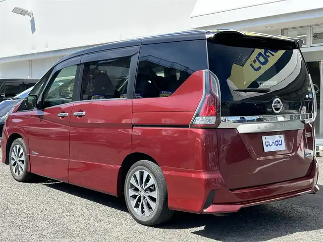 日産 セレナ ハイウェイスター G 京都府 2016(平28)年 12.6万km マルーンレッド 2トーン （株）IDOMが運営する【じしゃロン伏見店】の/自社ローン専用車両になります。/こちらは現金またはオートローンご利用時の価格です。/自社ローンご希望の方は別途その旨お申し付けください//特記事項アリ/9インチ純正ナビ/【SD/IPOD/BT/DISC/USB/DISC】/フルセグＴＶ/両側パワースライド/全方位カメラ/ステアリングリモコン/ＥＴＣ/リアエンターテイメント/衝突軽減ブレーキ/レーンディパーチャーアラート/プロパイロット