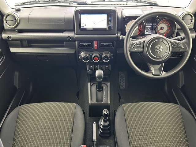 スズキ ジムニー XC 宮城県 2024(令6)年 0.7万km ブルーイッシュブラックパール3 純正ナビ（ワンセグTV/CD，DVD/BT)/バックカメラ/前方ドライブレコーダー/シートヒーター/前後コーナーセンサー/ヒーテッドドアミラー/LEDヘッドライト/ETC/ターボ