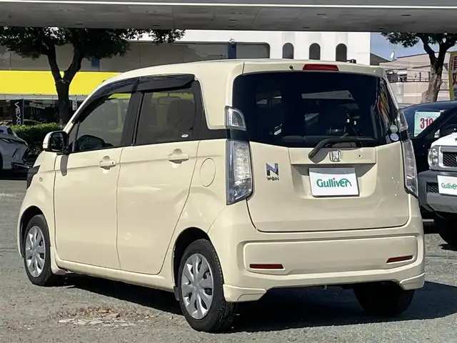ホンダ Ｎ ＷＧＮ G 熊本県 2014(平26)年 7.2万km クッキークリーム プッシュスタート/純正CDオーディオ/純正フロアマット/純正ドアバイザー/スマートスペアキー×1本
