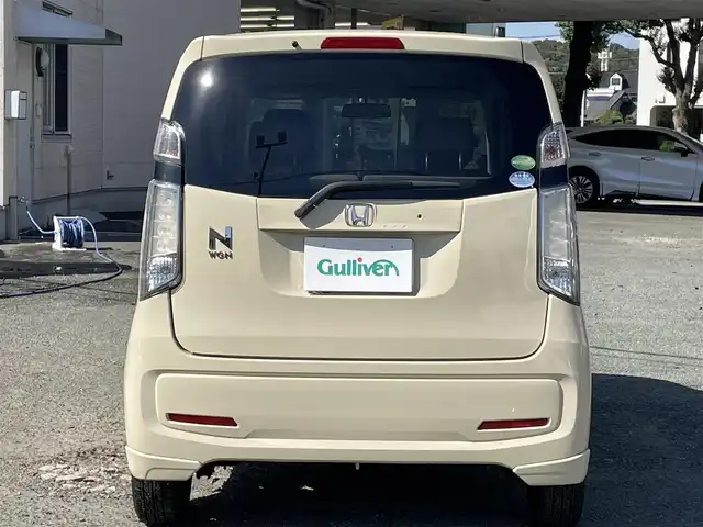ホンダ Ｎ ＷＧＮ G 熊本県 2014(平26)年 7.2万km クッキークリーム プッシュスタート/純正CDオーディオ/純正フロアマット/純正ドアバイザー/スマートスペアキー×1本