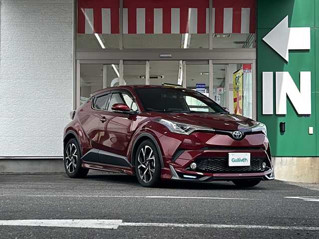 トヨタ Ｃ－ＨＲ G 愛知県 2017(平29)年 11万km センシュアルレッドマイカ 1オーナー/モデリスタフルエアロ/レーダークルーズコントロール/トヨタセーフティセンス/ブラインドスポットモニター/LKA/プリクラッシュセーフティ/KENWOODドラレコ連動型９インチナビ/Bカメラ/フルセグ（キャンセラー付）/Bluetooth/ハーフレザーシート/シートヒーター/ナビ連動型ドラレコ前後/ETC2.0/HDMI入力端子/USB入力端子×６個/純正AW/純正フロアマット/オートハイビーム/オートリトラミラー/ウィンカーミラー/電格ミラー/ドアバイザー/ステアリモコン/保証書/取扱説明書/記録簿R6