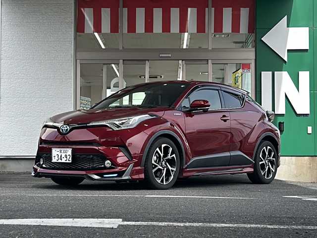 トヨタ Ｃ－ＨＲ G 愛知県 2017(平29)年 11万km センシュアルレッドマイカ 1オーナー/モデリスタフルエアロ/レーダークルーズコントロール/トヨタセーフティセンス/ブラインドスポットモニター/LKA/プリクラッシュセーフティ/KENWOODドラレコ連動型９インチナビ/Bカメラ/フルセグ（キャンセラー付）/Bluetooth/ハーフレザーシート/シートヒーター/ナビ連動型ドラレコ前後/ETC2.0/HDMI入力端子/USB入力端子×６個/純正AW/純正フロアマット/オートハイビーム/オートリトラミラー/ウィンカーミラー/電格ミラー/ドアバイザー/ステアリモコン/保証書/取扱説明書/記録簿R6