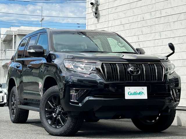 トヨタ ランドクルーザー プラド TX Lパッケージ ブラックED 兵庫県 2020(令2)年 3.8万km アティチュードブラックマイカ 外部検査済み/特別仕様車/7人乗り/ALPINE9型ナビTV/CD/DVD/Bluetooth/トヨタセーフティセンス/追従クルコン/衝突軽減ブレーキ/レザーシート/シートヒーター/シートクーラー/専用18インチアルミホイール/ブリジストン/DUELER/ATタイヤ/（前後2024年製）/LEDヘッドライト/LEDフォグライト/電動サードシート/オートハイビーム/バックカメラ/ETC/スマートキー/スペアキー/新車保証書/取扱説明書