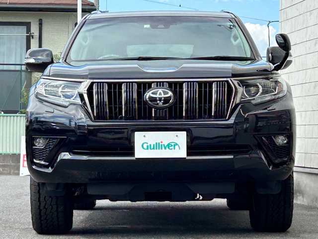 トヨタ ランドクルーザー プラド TX Lパッケージ ブラックED 兵庫県 2020(令2)年 3.8万km アティチュードブラックマイカ 外部検査済み/特別仕様車/7人乗り/ALPINE9型ナビTV/CD/DVD/Bluetooth/トヨタセーフティセンス/追従クルコン/衝突軽減ブレーキ/レザーシート/シートヒーター/シートクーラー/専用18インチアルミホイール/ブリジストン/DUELER/ATタイヤ/（前後2024年製）/LEDヘッドライト/LEDフォグライト/電動サードシート/オートハイビーム/バックカメラ/ETC/スマートキー/スペアキー/新車保証書/取扱説明書