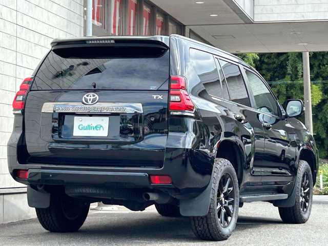 トヨタ ランドクルーザー プラド TX Lパッケージ ブラックED 兵庫県 2020(令2)年 3.8万km アティチュードブラックマイカ 外部検査済み/特別仕様車/7人乗り/ALPINE9型ナビTV/CD/DVD/Bluetooth/トヨタセーフティセンス/追従クルコン/衝突軽減ブレーキ/レザーシート/シートヒーター/シートクーラー/専用18インチアルミホイール/ブリジストン/DUELER/ATタイヤ/（前後2024年製）/LEDヘッドライト/LEDフォグライト/電動サードシート/オートハイビーム/バックカメラ/ETC/スマートキー/スペアキー/新車保証書/取扱説明書