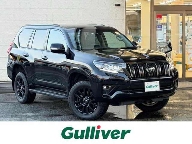 トヨタ ランドクルーザー プラド TX Lパッケージ ブラックED 兵庫県 2020(令2)年 3.8万km アティチュードブラックマイカ 7人乗り/アルパイン9インチナビ/　（AM/FM/CD/DVD/SD/BT/USB)/フルセグTV/バックカメラ/ステアリングリモコン/プリクラッシュセーフティー/レーンアシスト/クルーズコントロール/先行車発進告知/横滑り防止装置/オートライト/オートハイビーム/ビルドインETC/レザーシート/前席パワーシート/前席（シートヒーター・エアシート）/純正フロアマット/LEDヘッドライト/ヘッドライトウォッシャー/クリアランスソナー/ルーフレール/純正18インチアルミホイール