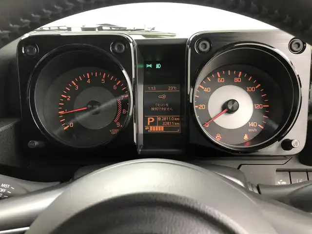 スズキ ジムニー XC 愛知県 2019(平31)年 3.3万km キネティックイエロー 純正ナビ/（CD/DVD/BT/フルセグ）/背面タイヤ/4WD/ダウンヒルアシスト/前席シートヒーター/バックカメラ/ETC/クルーズコントロール/衝突軽減システム/車線逸脱抑制/横滑り防止/純正フロアマット/フォグランプ/純正AW/スペアキー