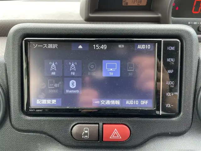 トヨタ スペイド X 神奈川県 2017(平29)年 1.4万km プレシャスブラックパール 助手席回転チルトシート車　Ａタイプ/左側パワースライドドア/プリクラセーフティシステム/レーンキープアシスト/オートハイビーム/純正メモリーナビ（NSZT-W68T）/　・フルセグTV/　・DVD/CD/AM/FM/SD/　・BT/キーレスキー/スペアキー（板キー）/ETC/電動格納ミラー/アイドリングストップ/横滑り防止装置/純正フロアマット/純正ドアバイザー/保証書/ナビ取説
