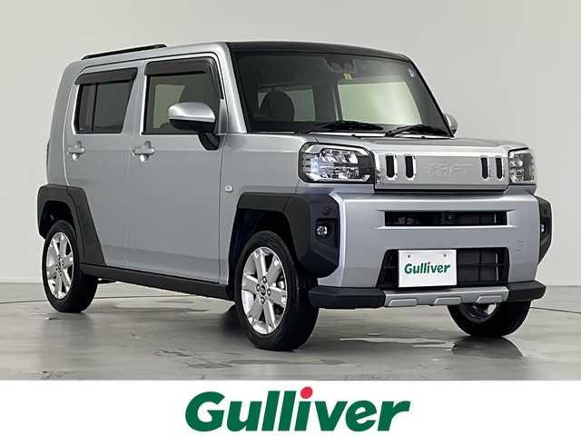 ダイハツ タフト G クロムベンチャー 岐阜県 2022(令4)年 2.8万km ブライトシルバーメタリック ガラスルーフ/メモリナビ フルセグTV CD DVD BT USB/全周囲カメラ/ドラレコ/ETC/衝突被害軽減ブレーキ/オートマチックハイビーム/LEDオートヘッドライト/フォグライト/前席シートヒーター/ルーフレール/コーナーセンサー/ステアリングリモコン/革巻きステアリング/純正１５インチアルミホイール/純正フロアマット/純正ドアバイザー/W サイド カーテン エアバッグ
