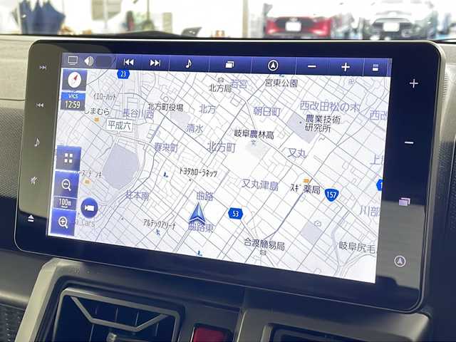 ダイハツ タフト G クロムベンチャー 岐阜県 2022(令4)年 2.8万km ブライトシルバーメタリック ガラスルーフ/メモリナビ フルセグTV CD DVD BT USB/全周囲カメラ/ドラレコ/ETC/衝突被害軽減ブレーキ/オートマチックハイビーム/LEDオートヘッドライト/フォグライト/前席シートヒーター/ルーフレール/コーナーセンサー/ステアリングリモコン/革巻きステアリング/純正１５インチアルミホイール/純正フロアマット/純正ドアバイザー/W サイド カーテン エアバッグ
