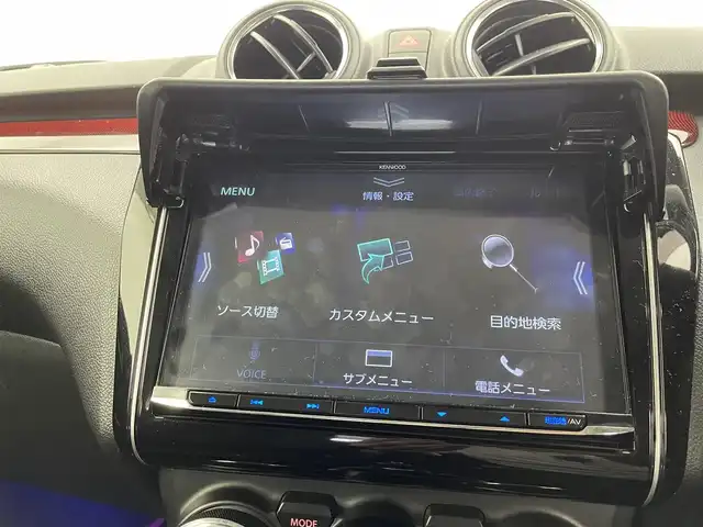 スズキ スイフト スポーツ 大阪府 2022(令4)年 2.8万km プレミアムシルバーメタリック ワンオーナー/HKSマフラー/Wedssportアルミホイール(SA99R)/モンスタースポーツ/・シフトノブ/・ウインドウエアロバイザー/・ドアプロテクター/追加レーダー(ASSURA/AR-47LA)/社外ナビ(KENWOOD/MDV-S809L)/・フルセグTV/・Bluetooth/・CD/DVD/・USB接続/・HDMI/衝突軽減システム/追従クルーズコントロール/前後コーナーセンサー/バックカメラ/スペアキー/保証書/取扱説明書/点検記録簿