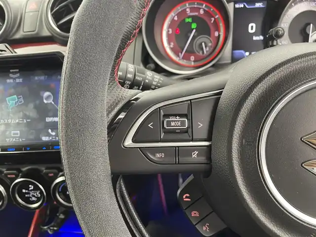 スズキ スイフト スポーツ 大阪府 2022(令4)年 2.8万km プレミアムシルバーメタリック ワンオーナー/HKSマフラー/Wedssportアルミホイール(SA99R)/モンスタースポーツ/・シフトノブ/・ウインドウエアロバイザー/・ドアプロテクター/追加レーダー(ASSURA/AR-47LA)/社外ナビ(KENWOOD/MDV-S809L)/・フルセグTV/・Bluetooth/・CD/DVD/・USB接続/・HDMI/衝突軽減システム/追従クルーズコントロール/前後コーナーセンサー/バックカメラ/スペアキー/保証書/取扱説明書/点検記録簿