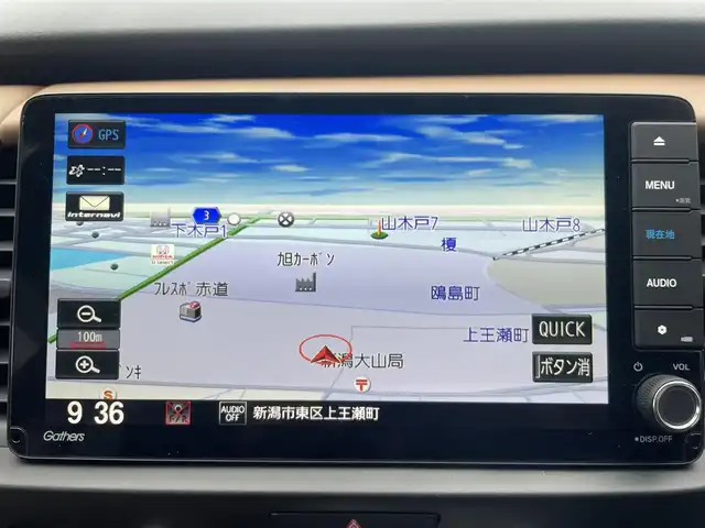 ホンダ フィット e:HEVリュクス 新潟県 2020(令2)年 2.4万km プレミアムグラマラスブロンズP 純正9インチナビ/バックカメラ/置くだけ充電/Blueooth/USB/プッシュスタート/スマートキー/ETC/ホンダエセンシング/シートヒーター/LEDヘッドライト/ハーフレザー/前後ドラレコ/純正フロアマット/純正アルミホイール