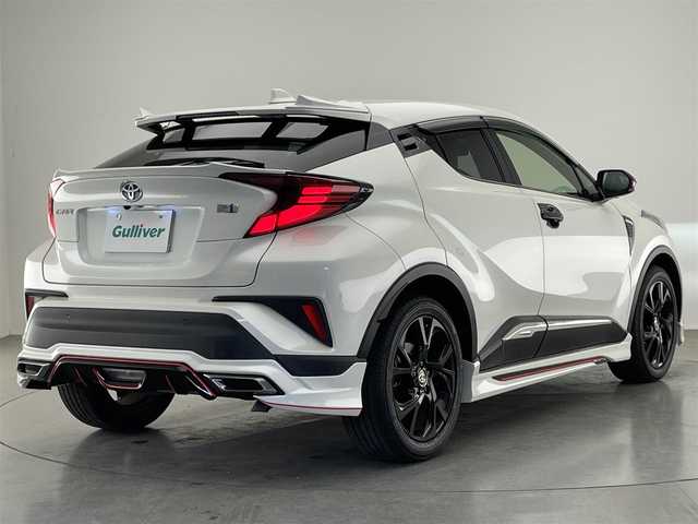 トヨタ Ｃ－ＨＲ G モード ネロ セーフティプラス 愛知県 2021(令3)年 4.4万km ホワイトパールクリスタルシャイン 純正ディスプレイナビ　ミラキャスト対応　ＵＳＢ　モデリスタエアロ　ハーフレザー　シートヒーター　セーフティセンス　衝突軽減装置　追従クルコン　ＬＥＤオートライト　フォグランプ　コーナーセンサー　禁煙車