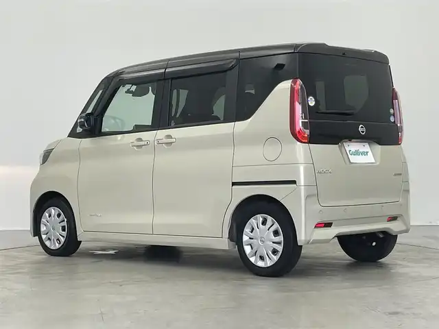 日産 ルークス X 埼玉県 2020(令2)年 3.9万km ベージュ アラウンドビューモニター　純正９インチナビ　ドライブレコーダー　ＥＴＣ　ＬＥＤライト　両側パワースライドドア　プッシュスタート　スマートキー　純正フロアマット　地デジフルセグＴＶ　Ｂｌｕｅｔｏｏｔｈ