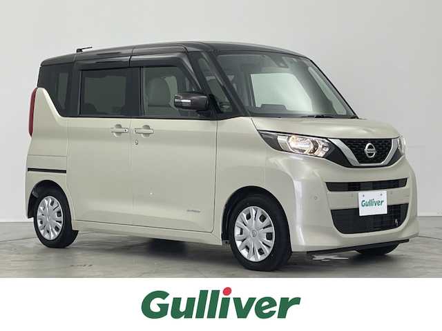 日産 ルークス X 埼玉県 2020(令2)年 3.9万km ベージュ アラウンドビューモニター　純正９インチナビ　ドライブレコーダー　ＥＴＣ　ＬＥＤライト　両側パワースライドドア　プッシュスタート　スマートキー　純正フロアマット　地デジフルセグＴＶ　Ｂｌｕｅｔｏｏｔｈ