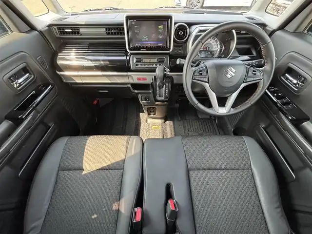 スズキ スペーシア カスタム HYBRID XS ターボ 大分県 2019(令1)年 7.6万km ブルーイッシュブラックパール3 ・純正ナビ(CD.DVD.BT.SD.USB)/・全方位カメラ/・ヘッドアップディスプレイ/・デュアルセンサーブレーキサポート/・フルセグテレビ/・両側パワースライドドア/・クルーズコントロール/・ETC/・ドライブレコーダー/・運転席シートヒーター/・パドルシフト/・ステアリングリモコン/・スマートキー/・フロアマット