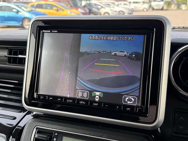 スズキ スペーシア カスタム HYBRID XS ターボ 大分県 2019(令1)年 7.6万km ブルーイッシュブラックパール3 ・純正ナビ(CD.DVD.BT.SD.USB)/・全方位カメラ/・ヘッドアップディスプレイ/・デュアルセンサーブレーキサポート/・フルセグテレビ/・両側パワースライドドア/・クルーズコントロール/・ETC/・ドライブレコーダー/・運転席シートヒーター/・パドルシフト/・ステアリングリモコン/・スマートキー/・フロアマット