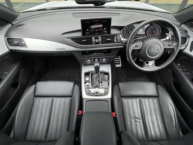 アウディ Ａ７ SB 2.0 TFSI クワトロ S LINE P 石川県 2017(平29)年 6.1万km グレイシアホワイトメタリック 黒革シート/シートヒーター/衝突軽減ブレーキ/アダプティブクルーズコントロール/サイドアシスト/純正ナビ/フルセグＴＶ/バックカメラ/クリアランスソナー/電動リアゲート/ＢＯＳＥサウンド/ＬＥＤライト