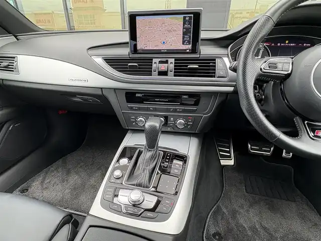 アウディ Ａ７ SB 2.0 TFSI クワトロ S LINE P 石川県 2017(平29)年 6.1万km グレイシアホワイトメタリック 黒革シート/シートヒーター/衝突軽減ブレーキ/アダプティブクルーズコントロール/サイドアシスト/純正ナビ/フルセグＴＶ/バックカメラ/クリアランスソナー/電動リアゲート/ＢＯＳＥサウンド/ＬＥＤライト