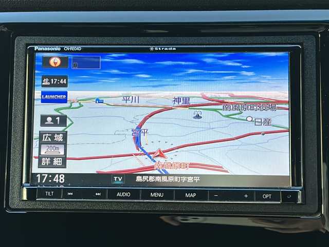ホンダ Ｎ ＷＧＮ カスタム G ターボパッケージ 沖縄県 2018(平30)年 7.4万km プラチナホワイトパール 社外ナビ/ （ＡＭ／ＦＭ／ＢＴ／ＣＤ/DVD）/フルセグＴＶ　/バックモニター　/純正１４インチアルミホイール　/クルーズコントロール　/ＥＴＣ　/ＬＥＤヘッドライト　/オートライト　/プッシュスタート/スマートキー/フロアマット