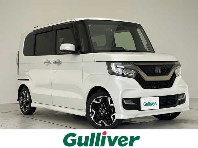 ホンダ Ｎ ＢＯＸ G･Lターボ Hセンシング カッパーブラウンスタイル 愛知県 2018(平30)年 3.2万km プラチナホワイトパール ホンダセンシング/衝突軽減システム/純正８型SDナビ/両側パワースライドドア/レーダークルーズコントロール/フルセグ/CD/DVD/Bluetooth/バックカメラ/コーナーセンサー/純正アルミホイール/LEDヘッドライト/パドルシフト/オートマチックハイビーム/ドライブレコーダー/ETC/ステアリングスイッチ/スマートキー/プッシュスタート