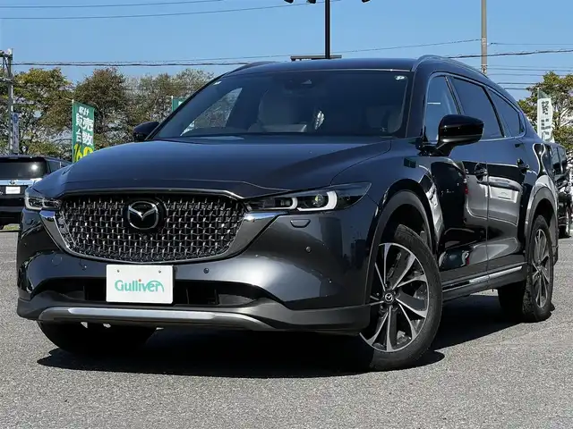 マツダ ＣＸ－８ 25S グランドジャーニー 道央・札幌 2024(令6)年 1.2万km マシーングレープレミアムM ４WD/純正メーカーOPナビ/AM/FM/BT/フルセグ/社外フリップダウンモニター/衝突被害軽減ブレーキ/横滑り防止装置/レーダークルーズコントロール/レーンキープアシスト/クリアランスソナー/ブラインドスポットモニター/バックカメラ/フロントカメラ/サイドカメラ/全方位カメラ/アラウンドビューモニター/ETC/アイドリングストップ/前席パワーシート/メモリーシート/前席＋セカンドシートヒーター/ハーフレザーシート/革巻きステアリング/ステアリングリモコン/ハンドルヒーター/電動パーキング/オートブレーキホールド/自動防眩ミラー/MTモード付AT/プッシュスタート/スマートキー/LEDヘッドライト/オートライト/オートマチックハイビーム/電動格納ミラー/ウィンカーミラー/社外フロアマット