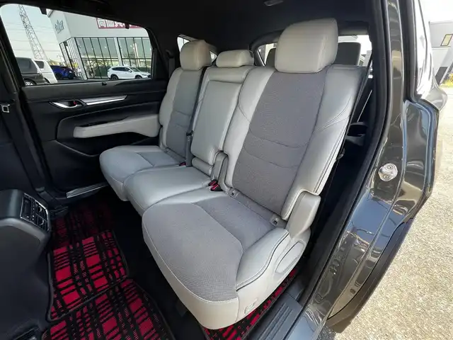 マツダ ＣＸ－８ 25S グランドジャーニー 道央・札幌 2024(令6)年 1.2万km マシーングレープレミアムM ４WD/純正メーカーOPナビ/AM/FM/BT/フルセグ/社外フリップダウンモニター/衝突被害軽減ブレーキ/横滑り防止装置/レーダークルーズコントロール/レーンキープアシスト/クリアランスソナー/ブラインドスポットモニター/バックカメラ/フロントカメラ/サイドカメラ/全方位カメラ/アラウンドビューモニター/ETC/アイドリングストップ/前席パワーシート/メモリーシート/前席＋セカンドシートヒーター/ハーフレザーシート/革巻きステアリング/ステアリングリモコン/ハンドルヒーター/電動パーキング/オートブレーキホールド/自動防眩ミラー/MTモード付AT/プッシュスタート/スマートキー/LEDヘッドライト/オートライト/オートマチックハイビーム/電動格納ミラー/ウィンカーミラー/社外フロアマット