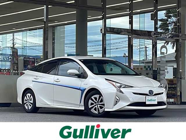 トヨタ プリウス A 福島県 2017(平29)年 7.2万km ホワイトパールクリスタルシャイン １オーナー　純正９インチナビ　フルセグＴＶ　バックカメラ　トヨタセーフティーセンス　レーダークルーズコントロール　クリアランスソナー　ビルトインＥＴＣ　純正ドライブレコーダー　純正アルミホイール